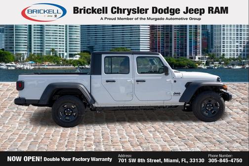 Bright White Clearcoat 2026 Jeep Gladiator Sport