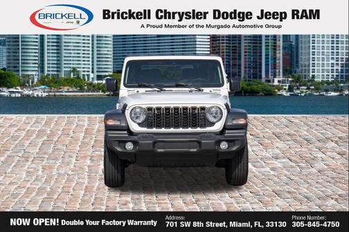 Bright White Clearcoat 2024 Jeep Wrangler Sport