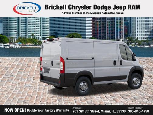 Bright White Clearcoat 2026 RAM ProMaster 1500 Low Roof