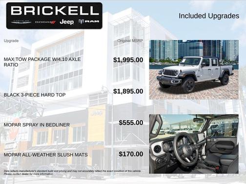 Bright White Clearcoat 2026 Jeep Gladiator Sport