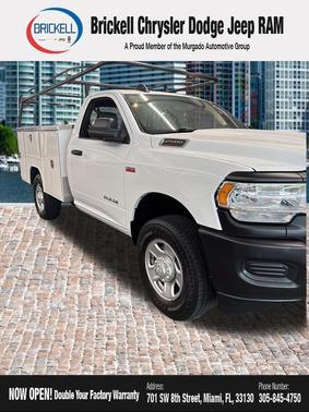 Bright White Clearcoat 2022 RAM 2500 Tradesman Regular Cab 4x4 8' Box