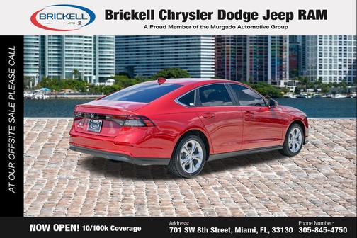 Red 2024 Honda Accord LX 1.5T