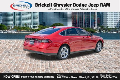 Red 2024 Honda Accord LX 1.5T