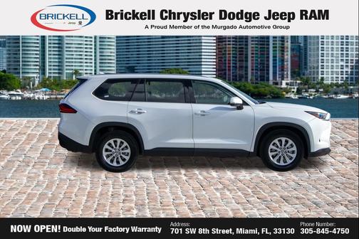 Wind Chill Pearl 2024 Toyota Grand Highlander XLE