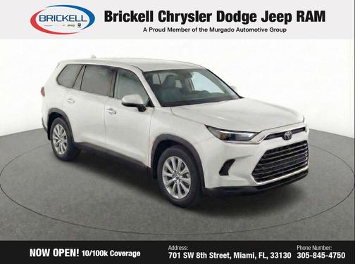 Wind Chill Pearl 2024 Toyota Grand Highlander XLE