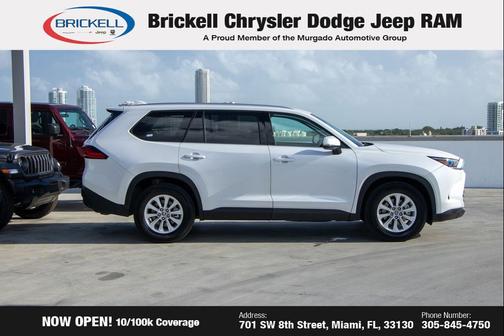 Wind Chill Pearl 2024 Toyota Grand Highlander XLE