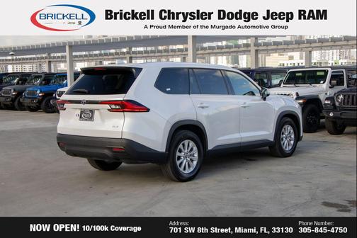 Wind Chill Pearl 2024 Toyota Grand Highlander XLE