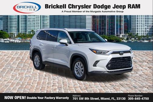 Wind Chill Pearl 2024 Toyota Grand Highlander XLE