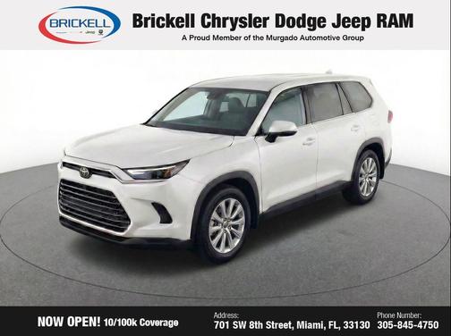 Wind Chill Pearl 2024 Toyota Grand Highlander XLE