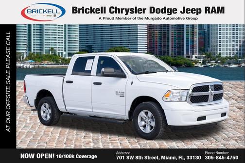 Bright White Clearcoat 2023 RAM 1500 Classic SLT