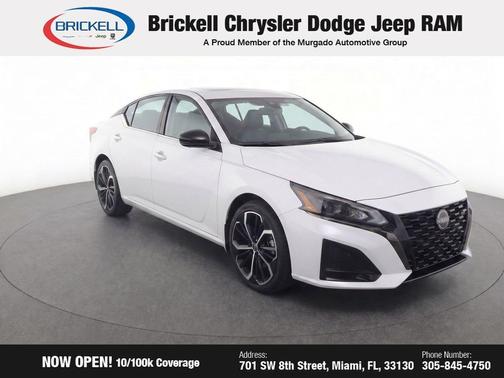 Pearl White Tricoat 2023 Nissan Altima SR Intelligent AWD