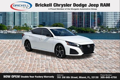 Pearl White Tricoat 2023 Nissan Altima SR Intelligent AWD