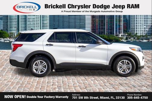 OXFORD WHITE 2023 Ford Explorer Base
