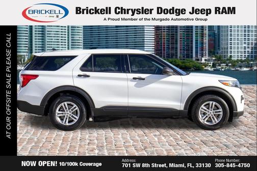 OXFORD WHITE 2023 Ford Explorer Base