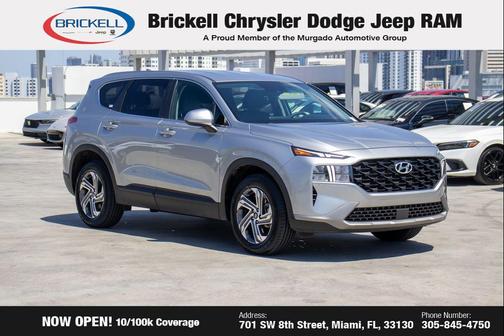 Shimmering Silver 2023 Hyundai SANTA FE SE