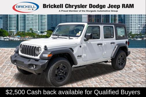 Bright White Clearcoat 2026 Jeep Wrangler Sport
