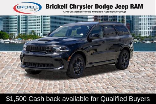 DB Black Clearcoat 2026 Dodge Durango GT HEMI V8 AWD