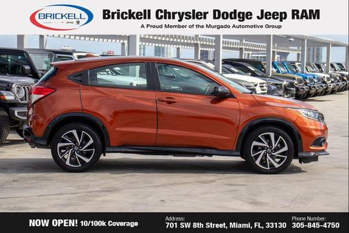 Brown 2019 Honda HR-V Sport