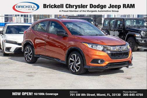 Brown 2019 Honda HR-V Sport