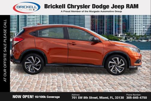 Brown 2019 Honda HR-V Sport