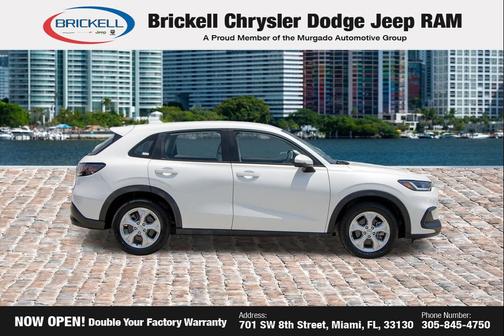 Platinum White Pearl 2023 Honda HR-V LX