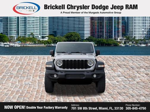 Bright White Clearcoat 2026 Jeep Wrangler Sport S