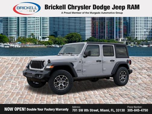 Bright White Clearcoat 2026 Jeep Wrangler Sport S