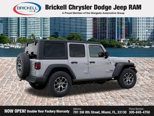 Bright White Clearcoat 2026 Jeep Wrangler Sport S