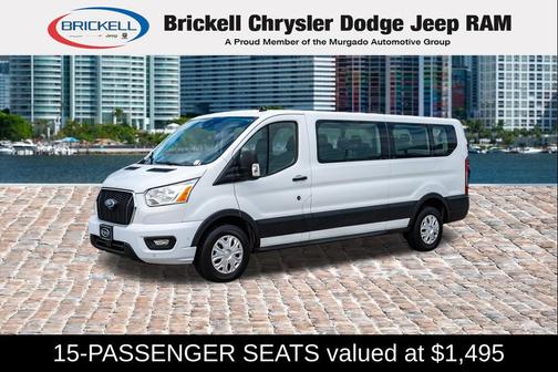 OXFORD WHITE 2021 Ford Transit-350 XLT