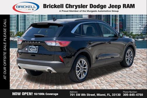 AGATE BLACK METALLIC 2021 Ford Escape SEL