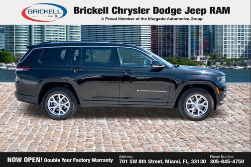 Diamond Black Crystal Pearlcoat 2021 Jeep Grand Cherokee L Limited