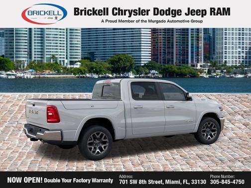 Bright White Clearcoat 2026 RAM 1500 Laramie