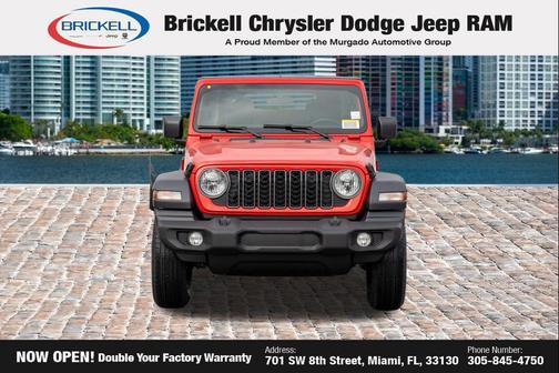 Firecracker Red Clearcoat 2026 Jeep Wrangler Sport