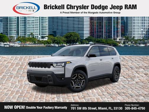 Bright White Clearcoat 2026 Jeep Cherokee Laredo 4x4
