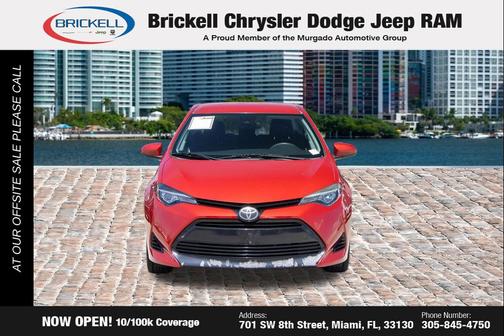 Barcelona Red Metallic 2018 Toyota Corolla LE