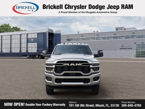 Bright White Clearcoat 2026 RAM 2500 Big Horn Crew Cab 4x4 6'4' Box