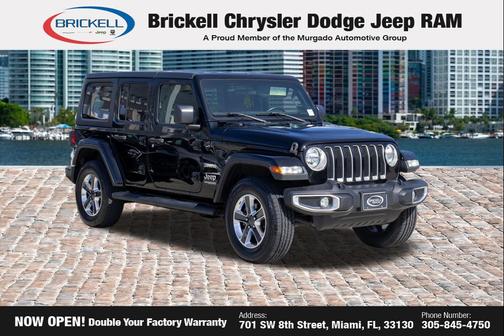 Black Clearcoat 2021 Jeep Wrangler Unlimited Sahara