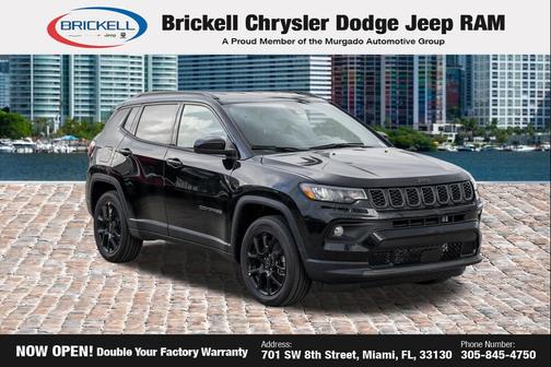 Diamond Black Crystal Pearlcoat 2026 Jeep Compass Latitude