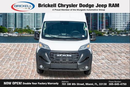 Bright White Clearcoat 2026 RAM ProMaster 3500 High Roof