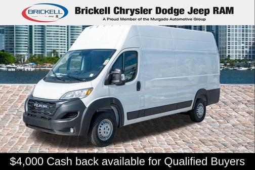 Bright White Clearcoat 2026 RAM ProMaster 3500 High Roof