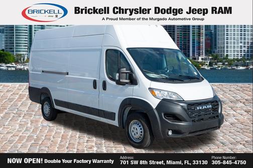 Bright White Clearcoat 2026 RAM ProMaster 3500 High Roof