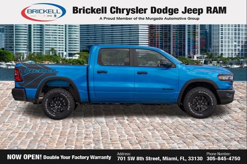 Hydro Blue Pearlcoat 2026 RAM 1500 Rebel