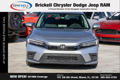 Lunar Silver Metallic 2024 Honda Civic LX