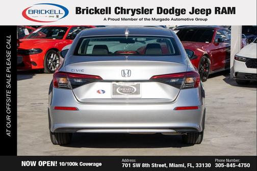 Lunar Silver Metallic 2024 Honda Civic LX