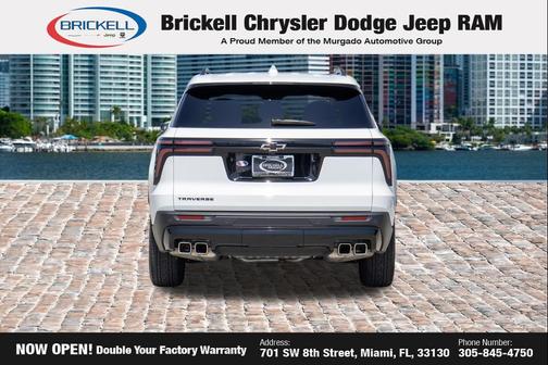 Summit White 2026 Chevrolet Traverse LT