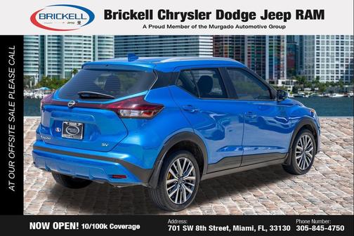 Electric Blue Metallic 2024 Nissan Kicks SV
