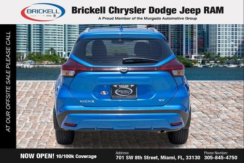Electric Blue Metallic 2024 Nissan Kicks SV