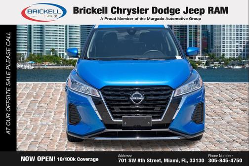 Electric Blue Metallic 2024 Nissan Kicks SV