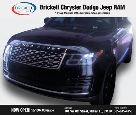 2019 Land Rover Range Rover 3.0L V6 Supercharged HSE