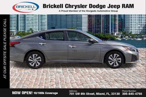 Gun Metallic 2024 Nissan Altima S FWD